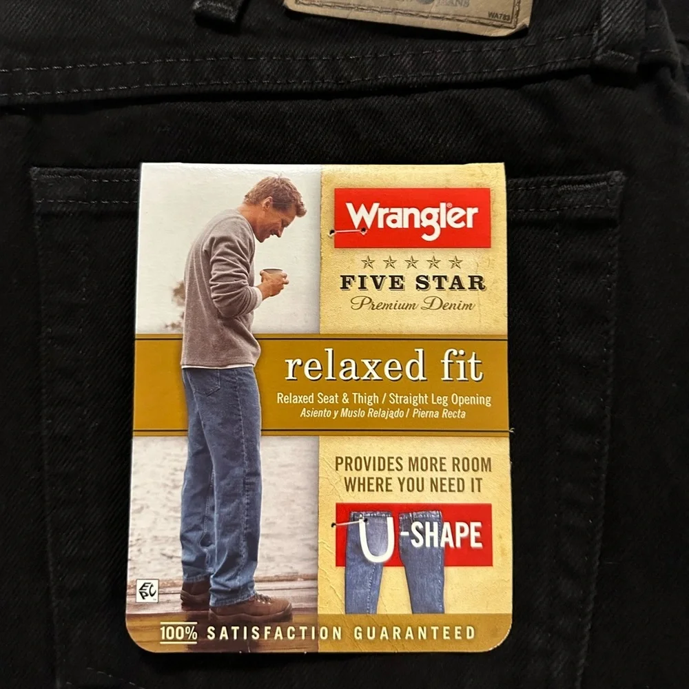 Wrangler Men's and Big Men's Relaxed Fit Jeans 36/30